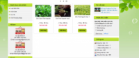 themes green tea website chè thái nguyên