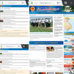 Ảnh chụp màn hình website hanoi.gov.vn - tháng 5-2017