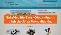 NukeViet Edu Gate - Cổng thông tin dành cho Sở và Phòng Giáo dục