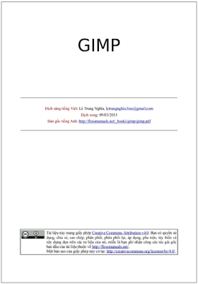 GIMP - phần mềm đồ họa nguồn mở - bản dịch sang tiếng Việt