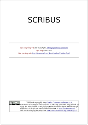 Scribus - phần mềm dàn trang nguồn mở