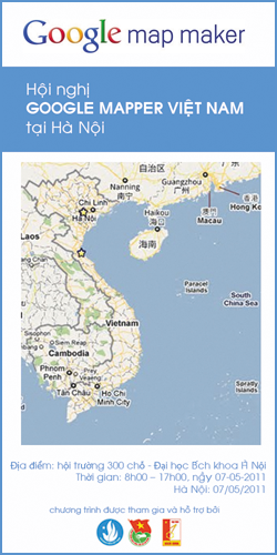 Hội nghị người dùng Google Map Maker lần đầu tiên tổ chức tại Việt Nam